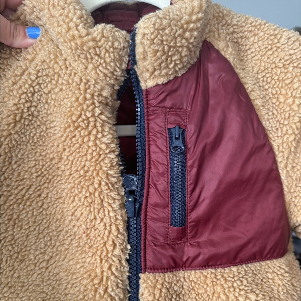 Reversible teddy jacket - Picture 2 of 7